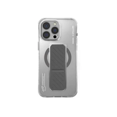 Cover Iphone 16 Pro Max Axon Mag-Charge With Grip-Stand Skinarma - Titanium
